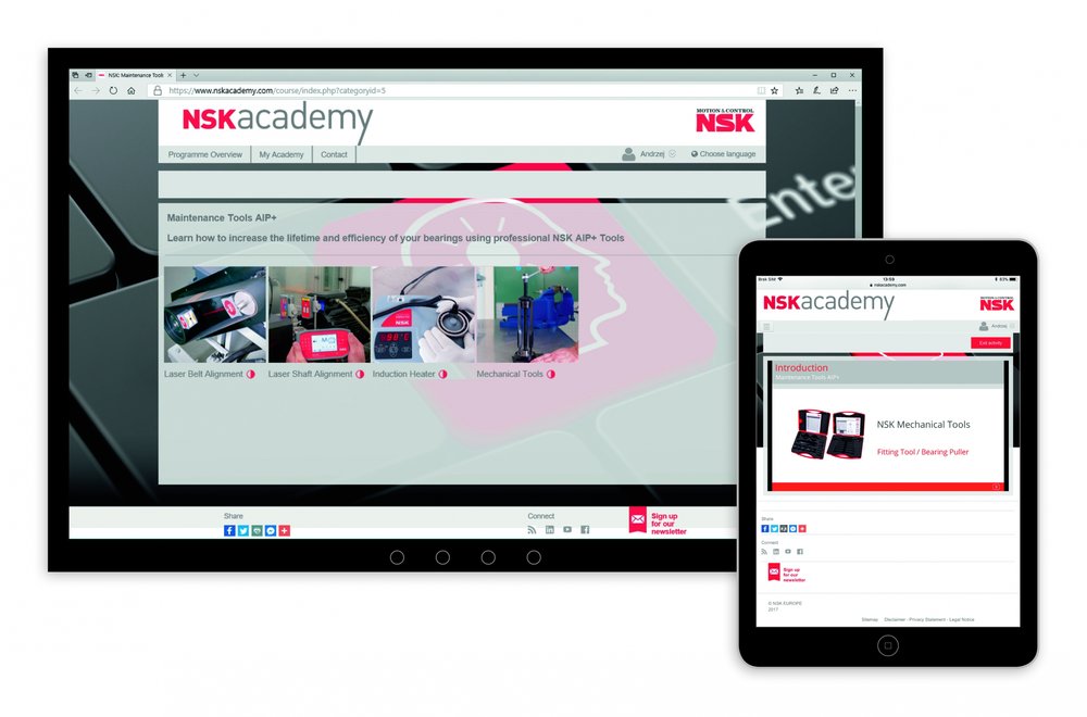 Научитесь оптимально пользоваться механическими инструментами для подшипников в Академии NSK